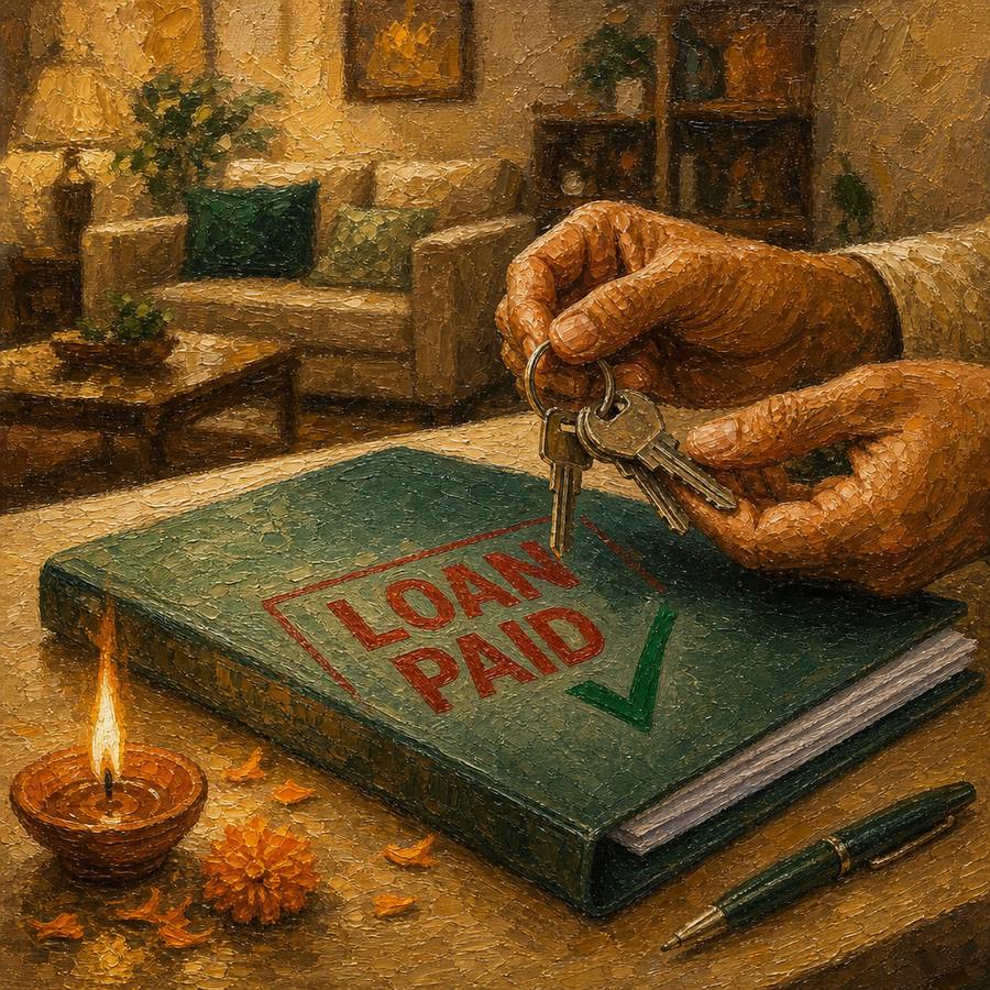 Karz se Mukti — loan paid